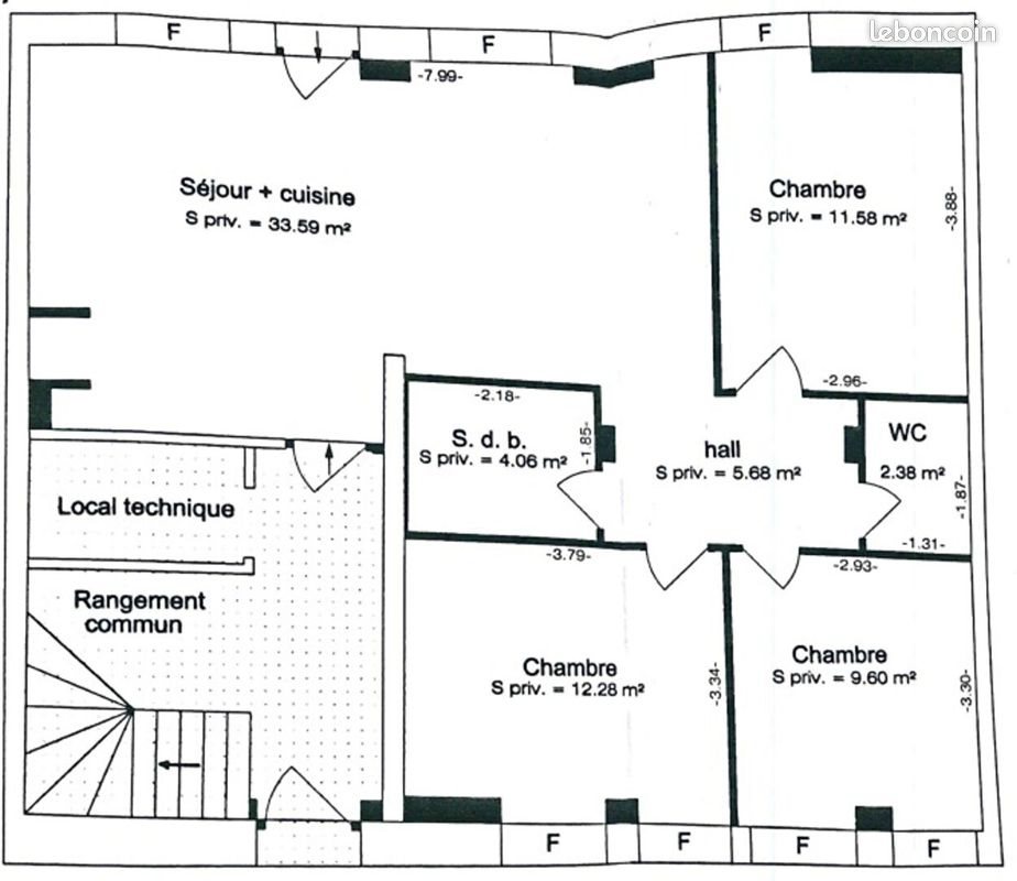Appartement à vendre, 79m², Sciez