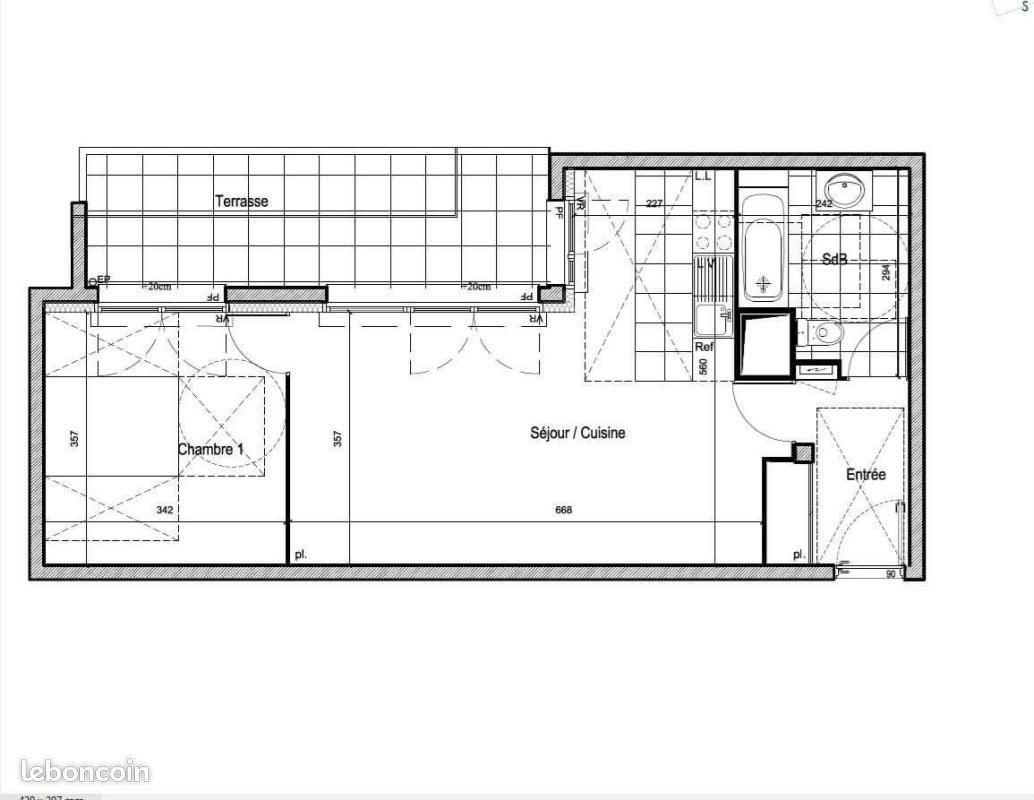 Appartement à louer, 52m², Aubervilliers