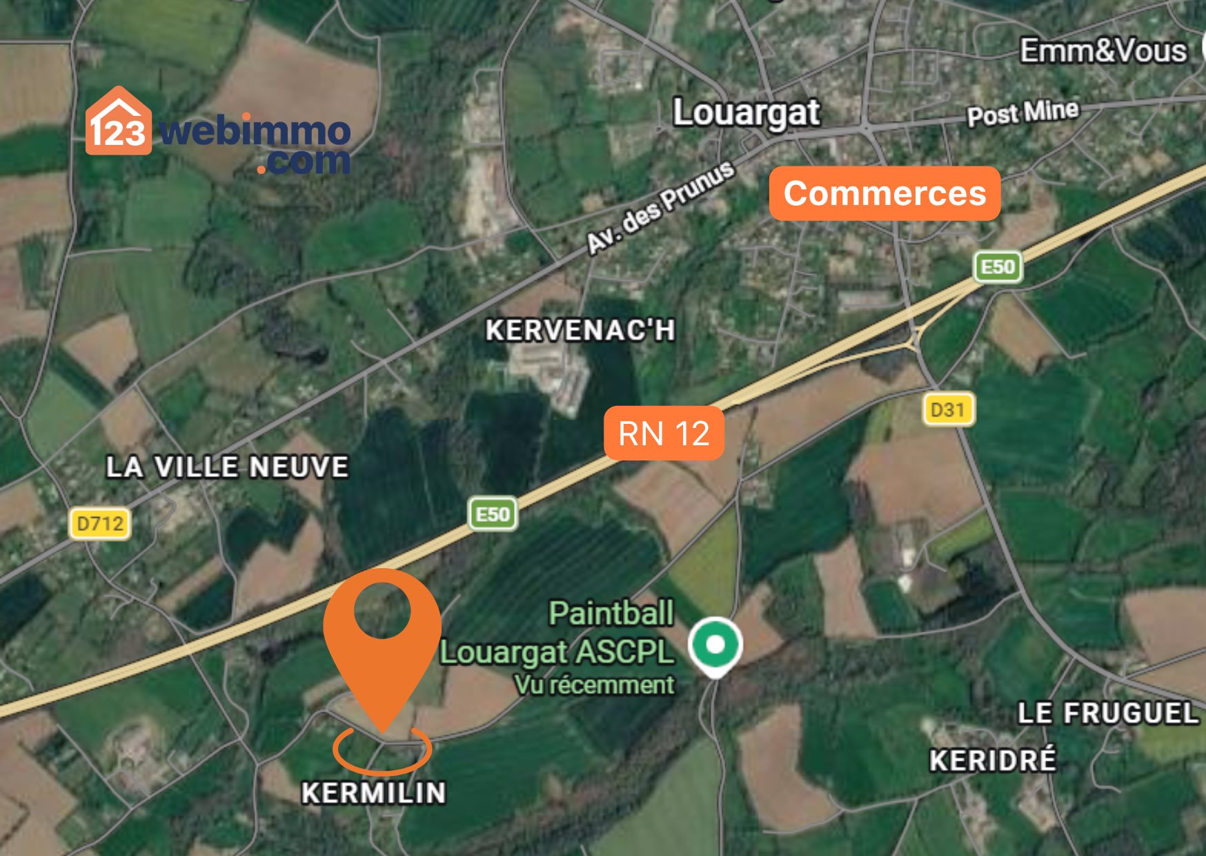 Maison à vendre, 88m², Louargat