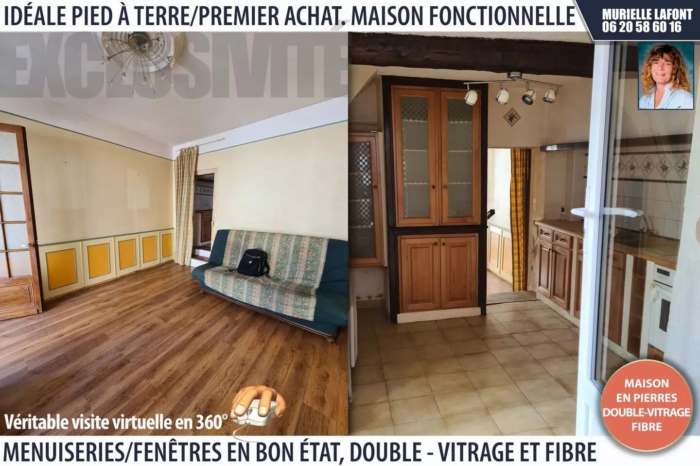 Maison à vendre, 65m², Capendu