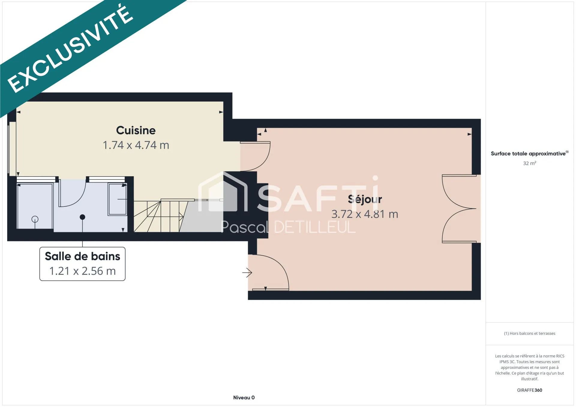 Appartement à vendre, 62m², Garches