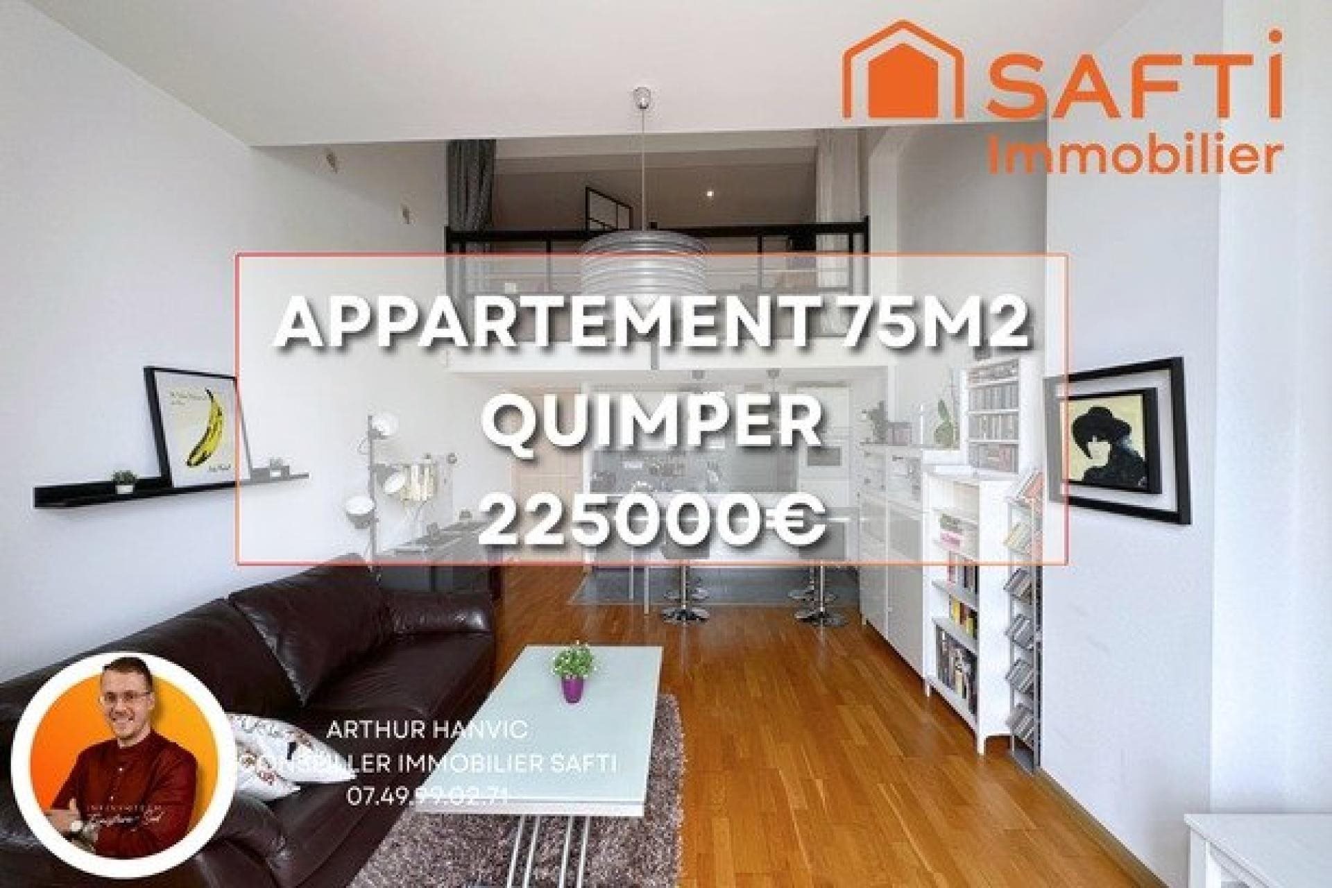 Appartement à vendre, 75m², Quimper