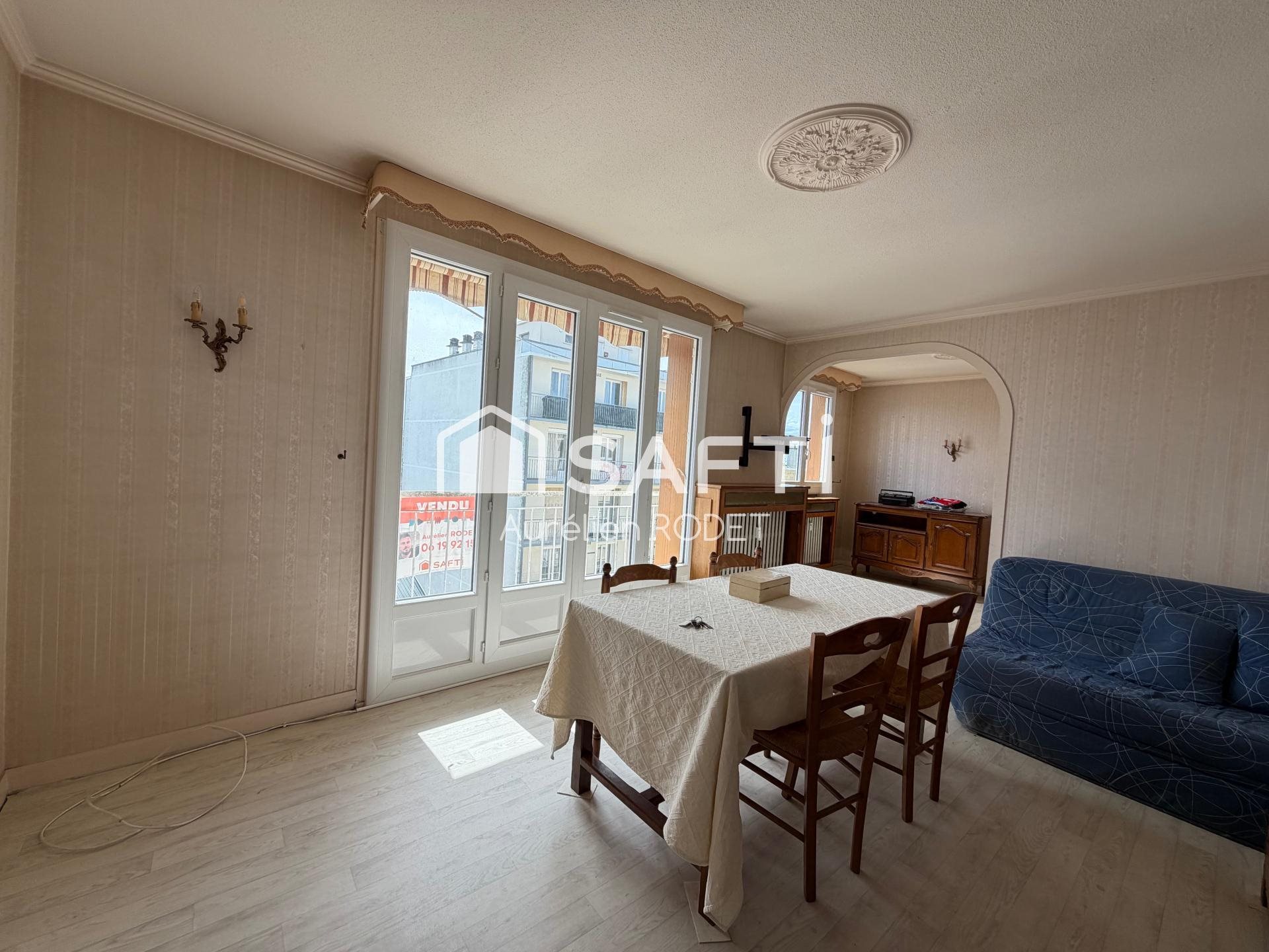 Appartement à vendre, 68m², Châteauroux