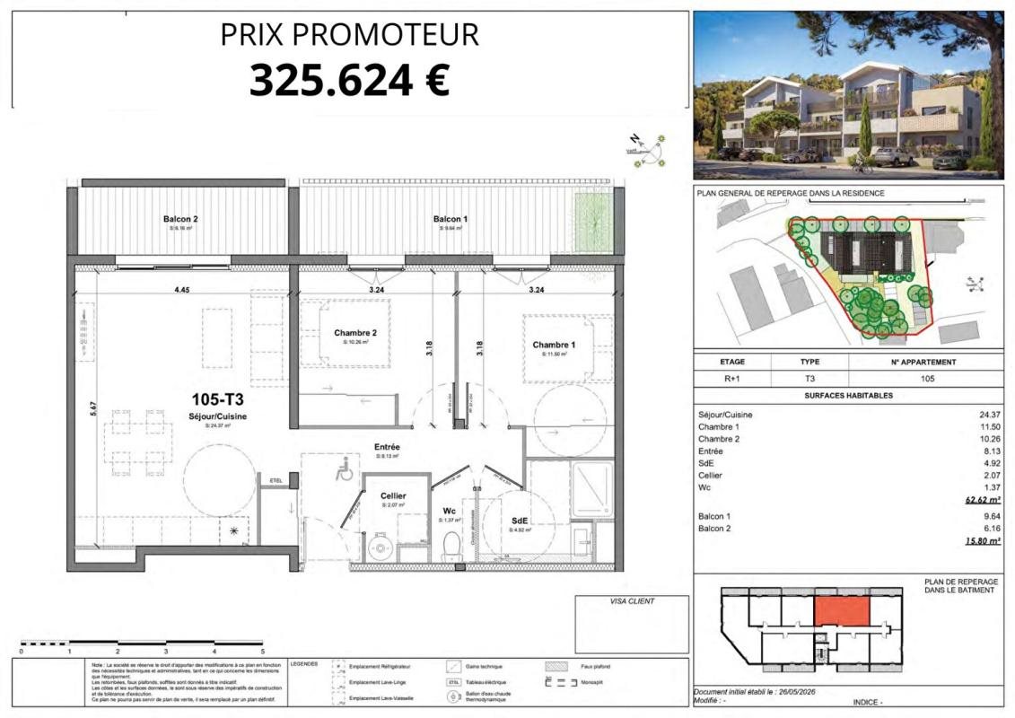 Appartement à vendre, 62m², Leucate