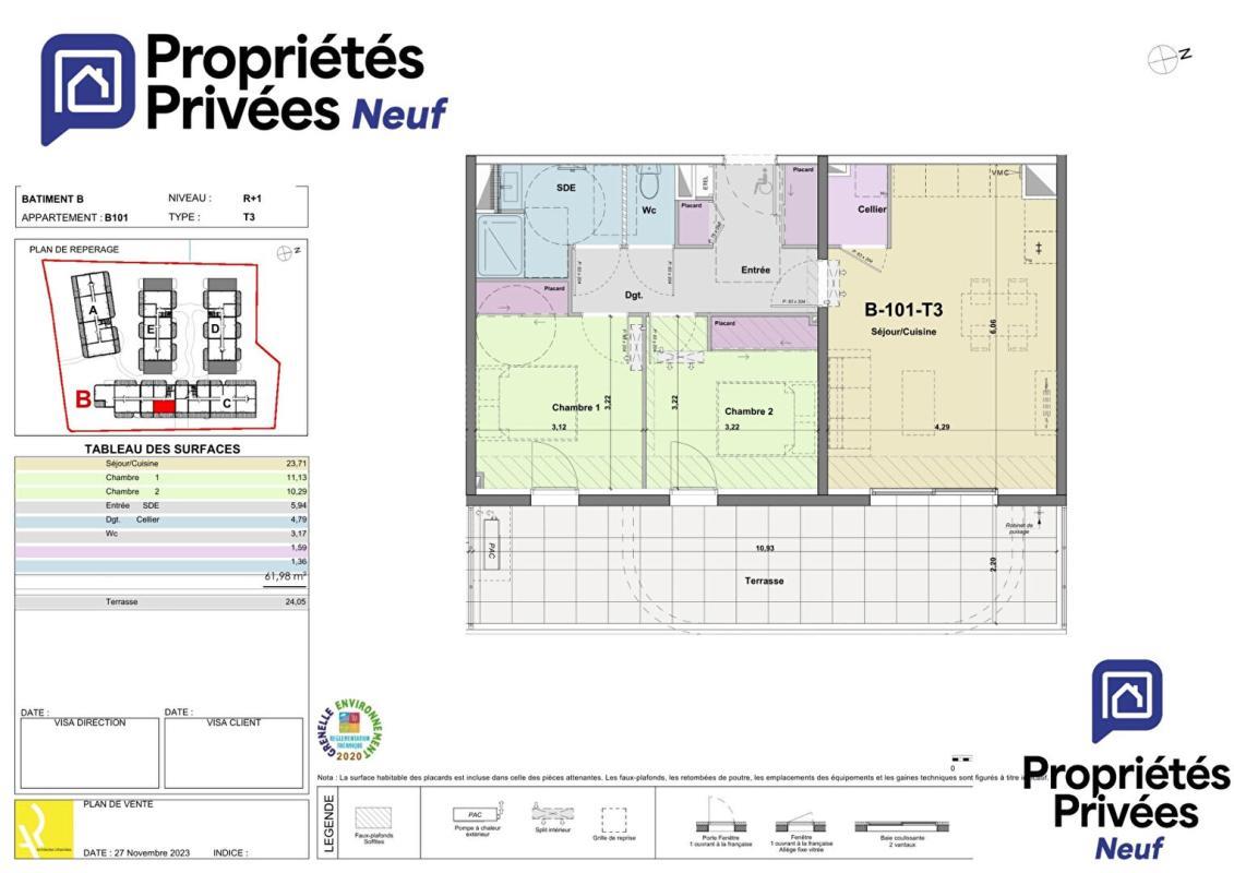 Appartement à vendre, 61m², Narbonne
