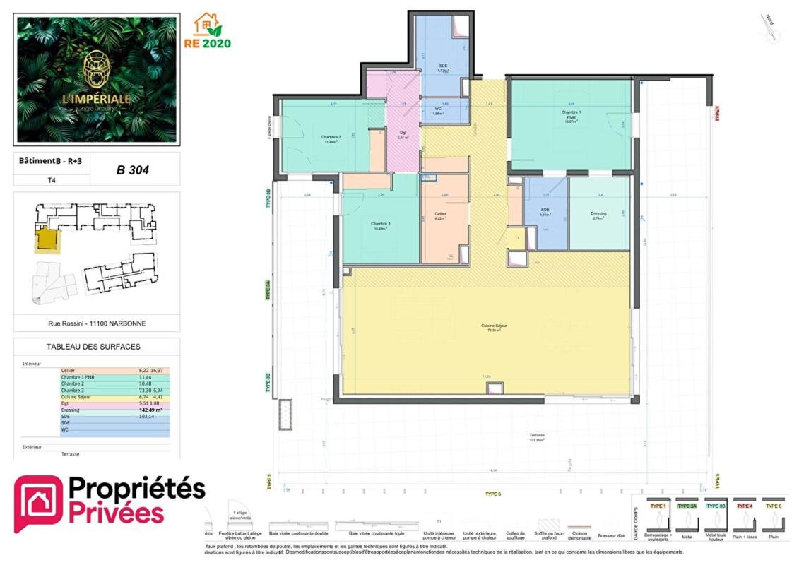 Appartement à vendre, 142m², Narbonne
