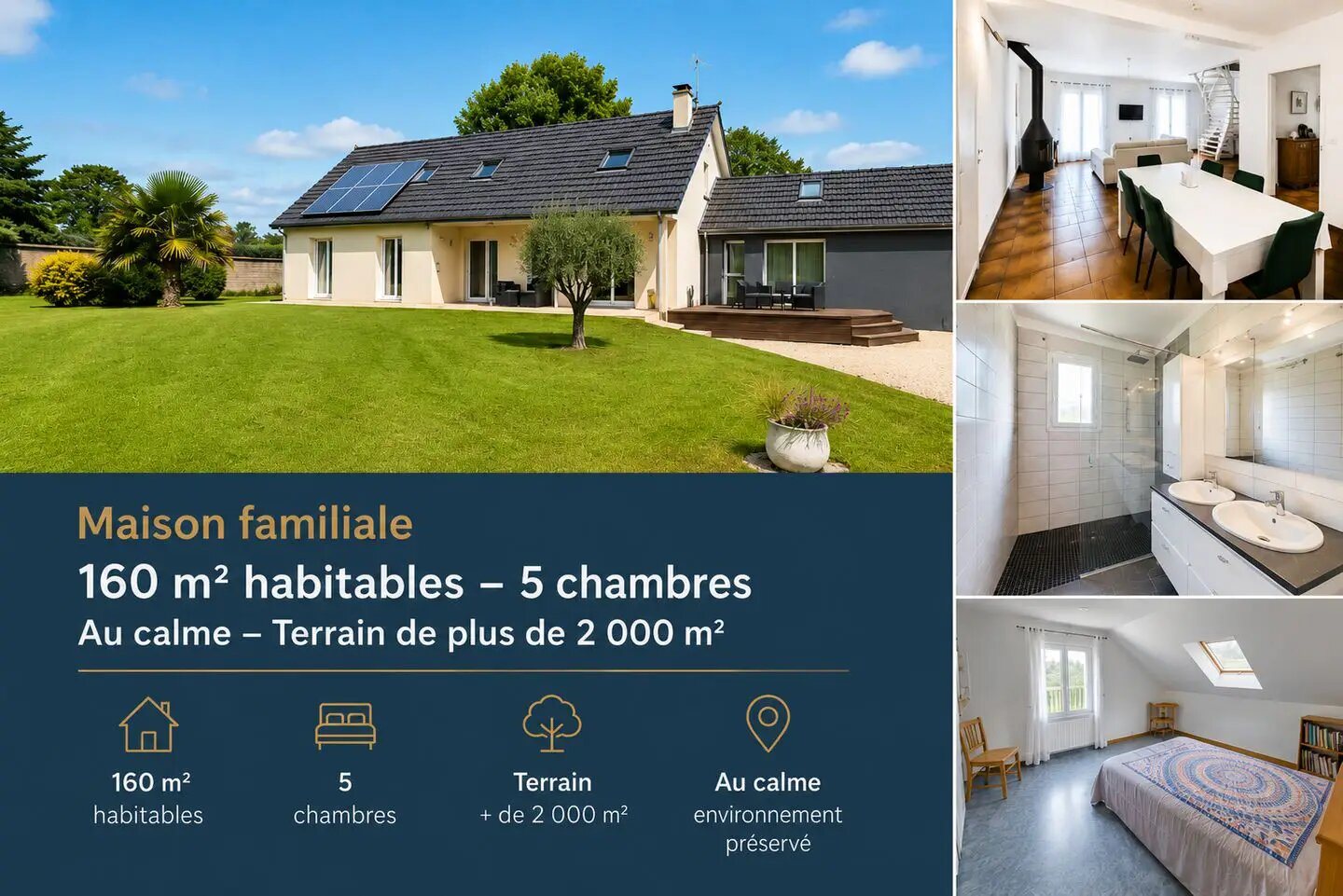 Maison à vendre, 160m², Ger