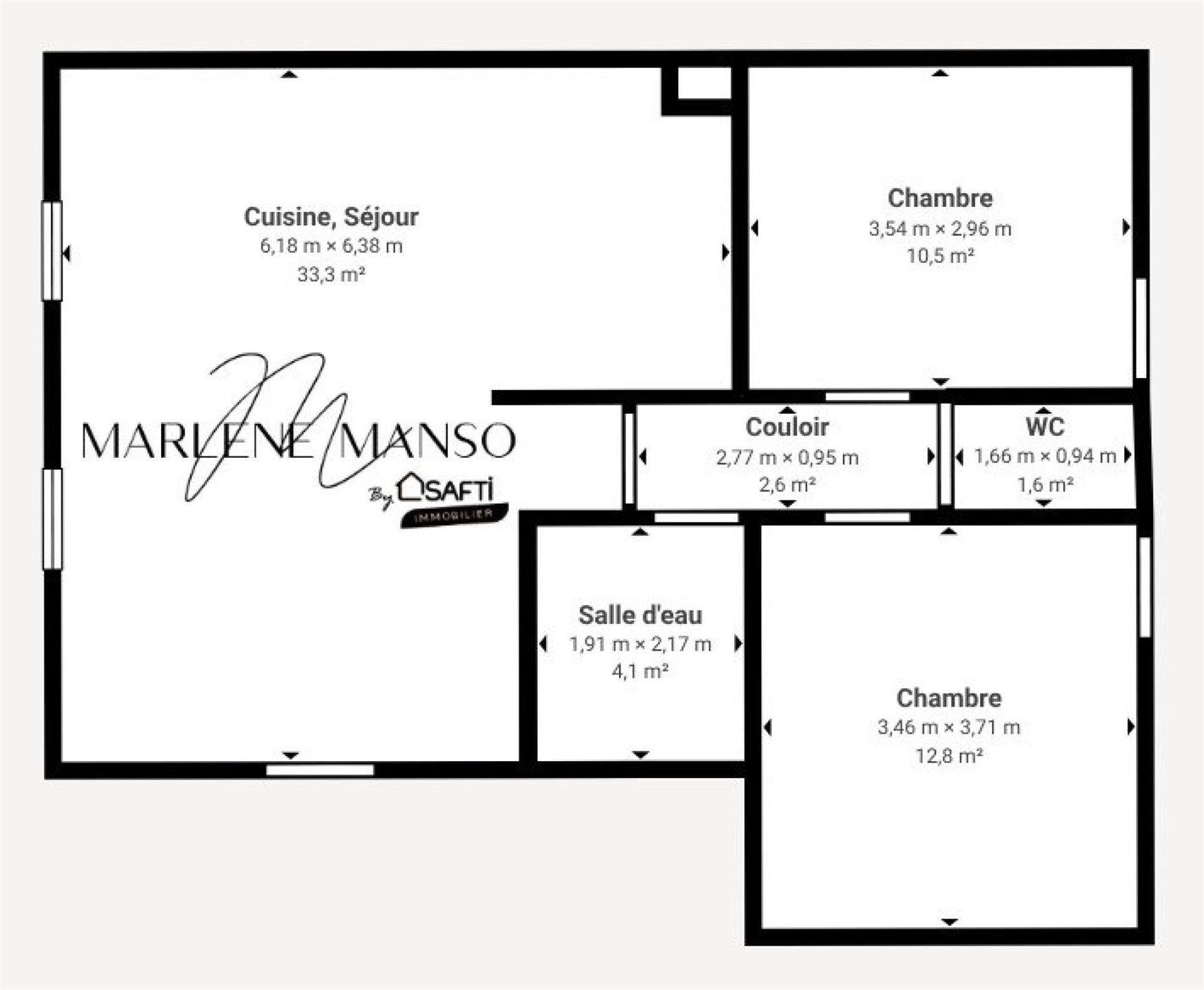 Appartement à vendre, 64m², Villenave-d'Ornon