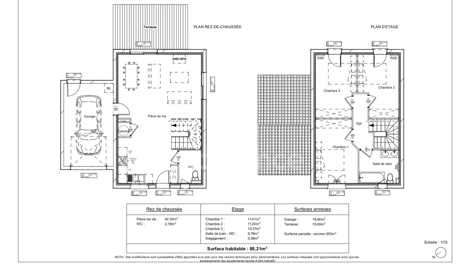 Maison à vendre, 88m², Lamasquère