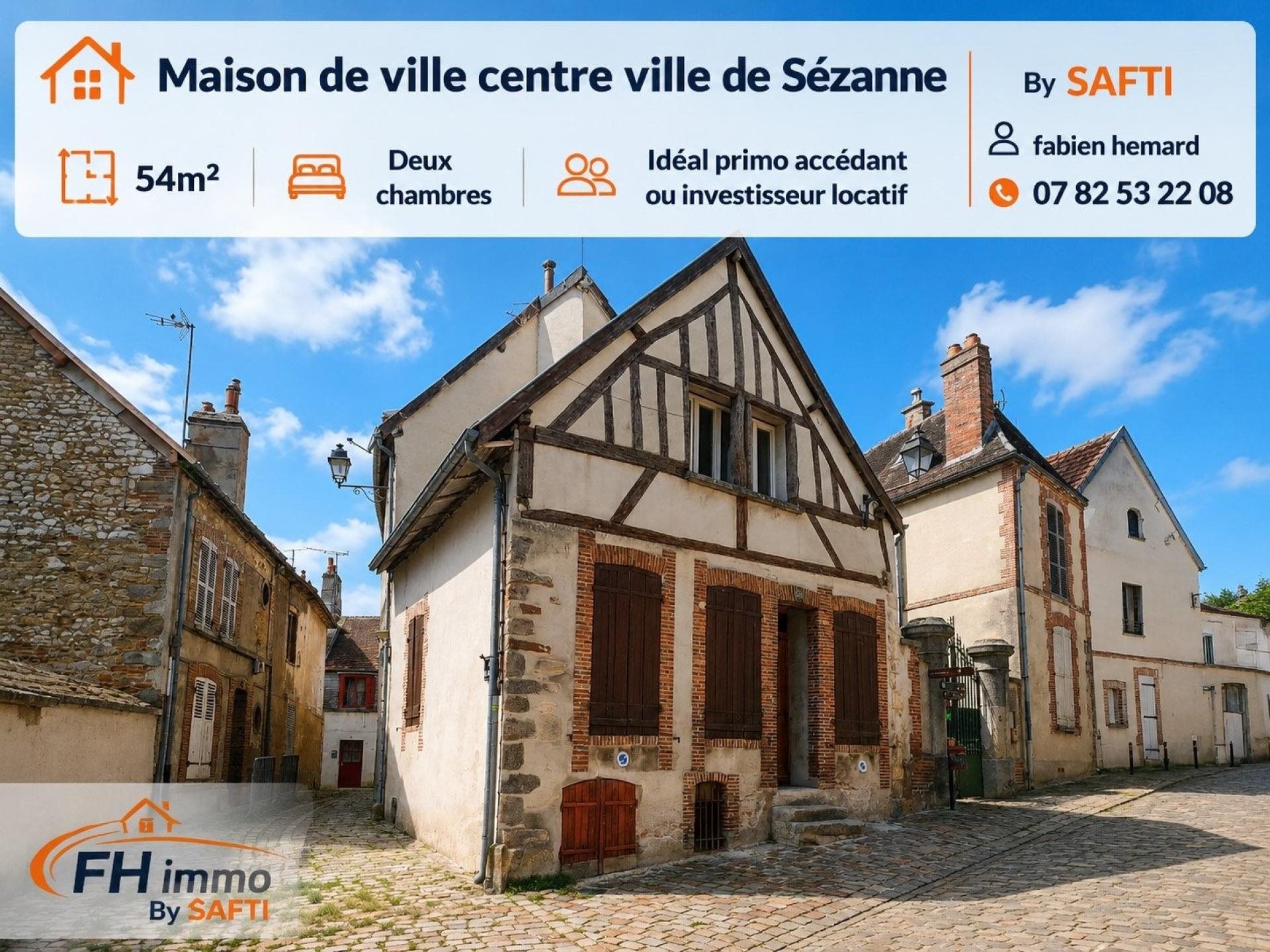 Maison à vendre, 56m², Sézanne