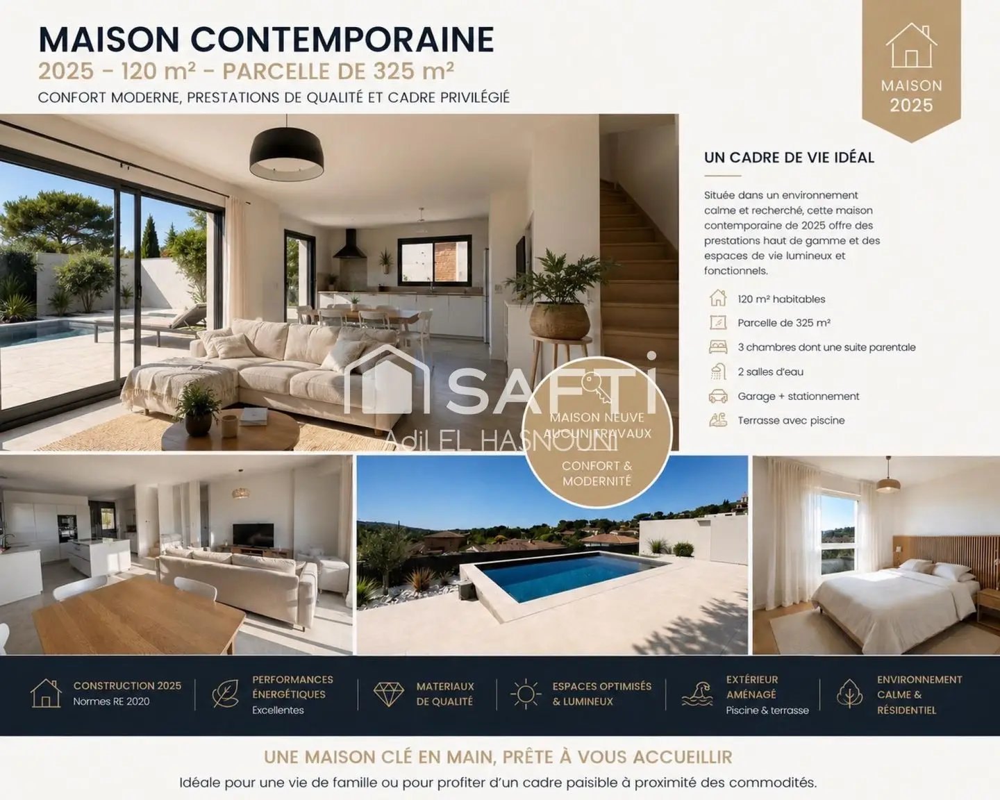 Maison à vendre, 120m², Vailhauquès