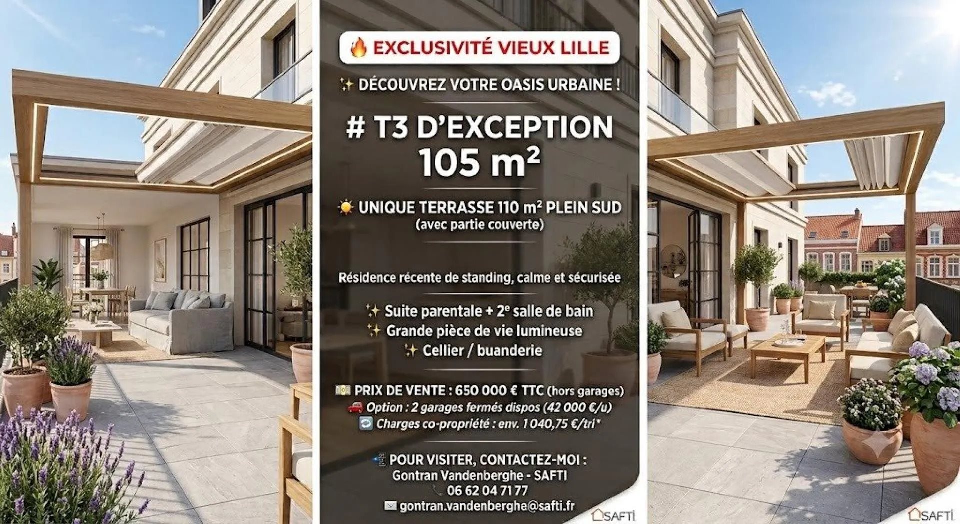Appartement à vendre, 105m², Lille