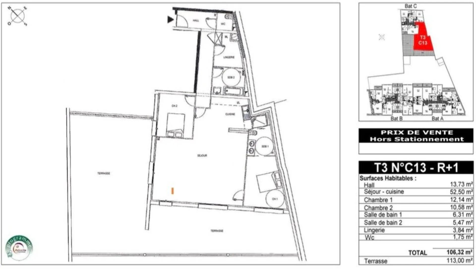 Appartement à vendre, 105m², Lille