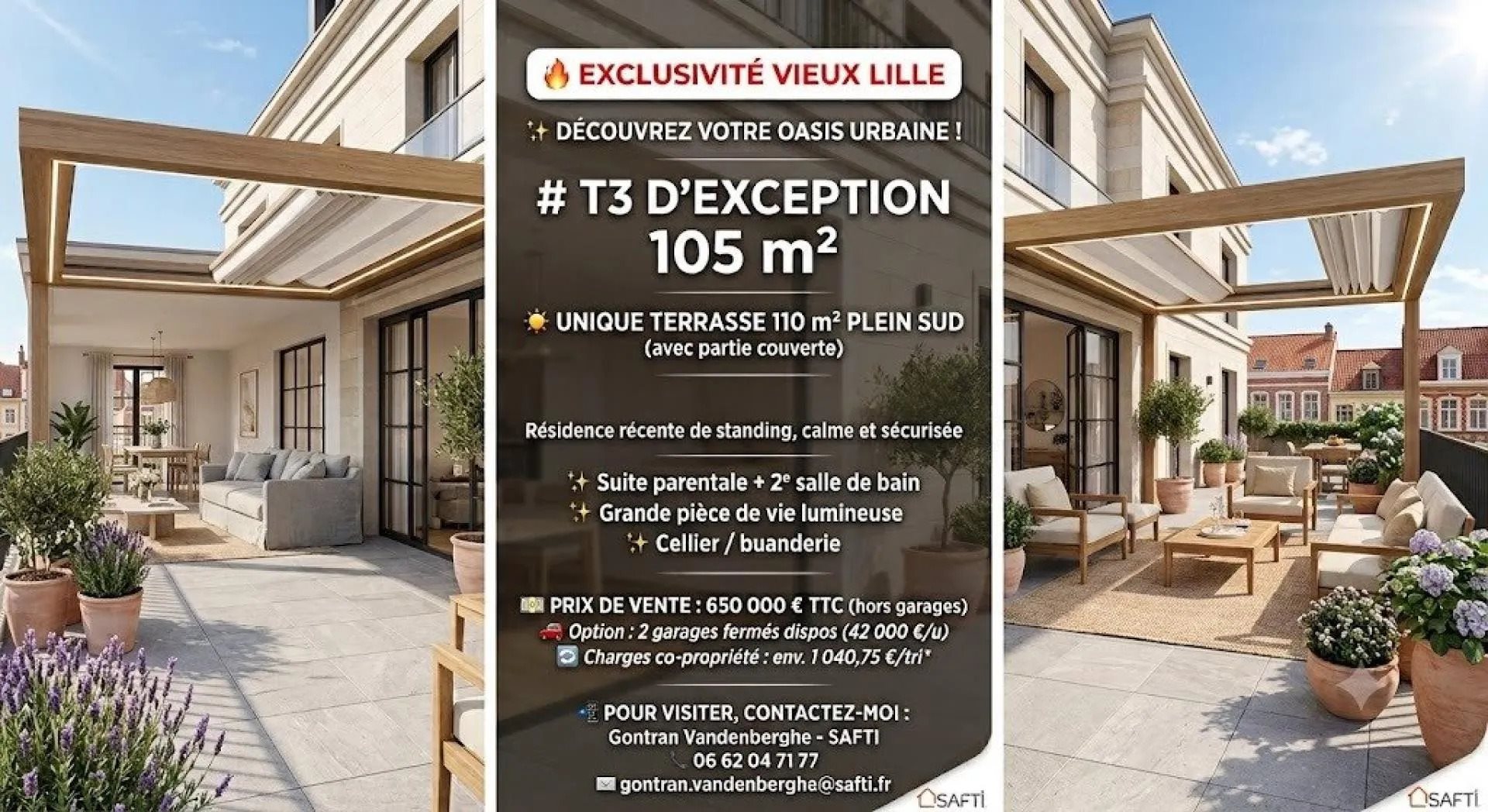Appartement à vendre, 105m², Lille