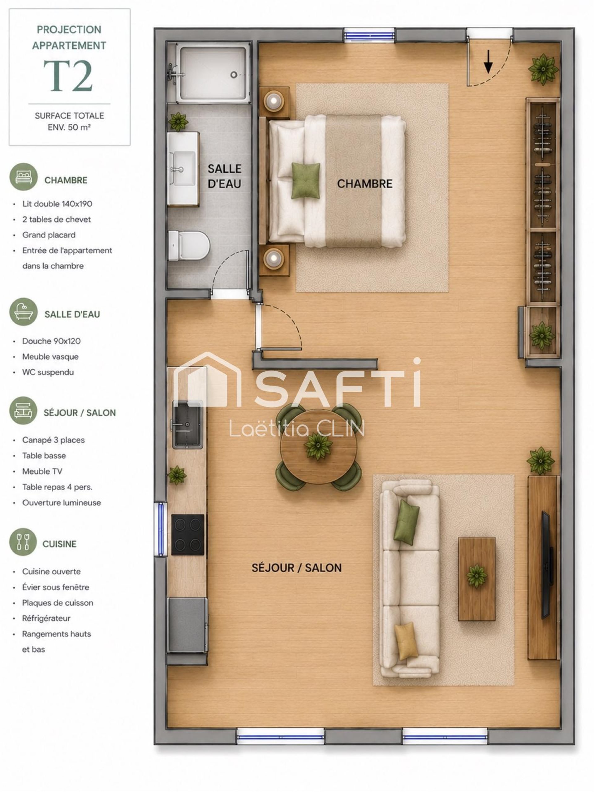 Appartement à vendre, 49m², Draguignan