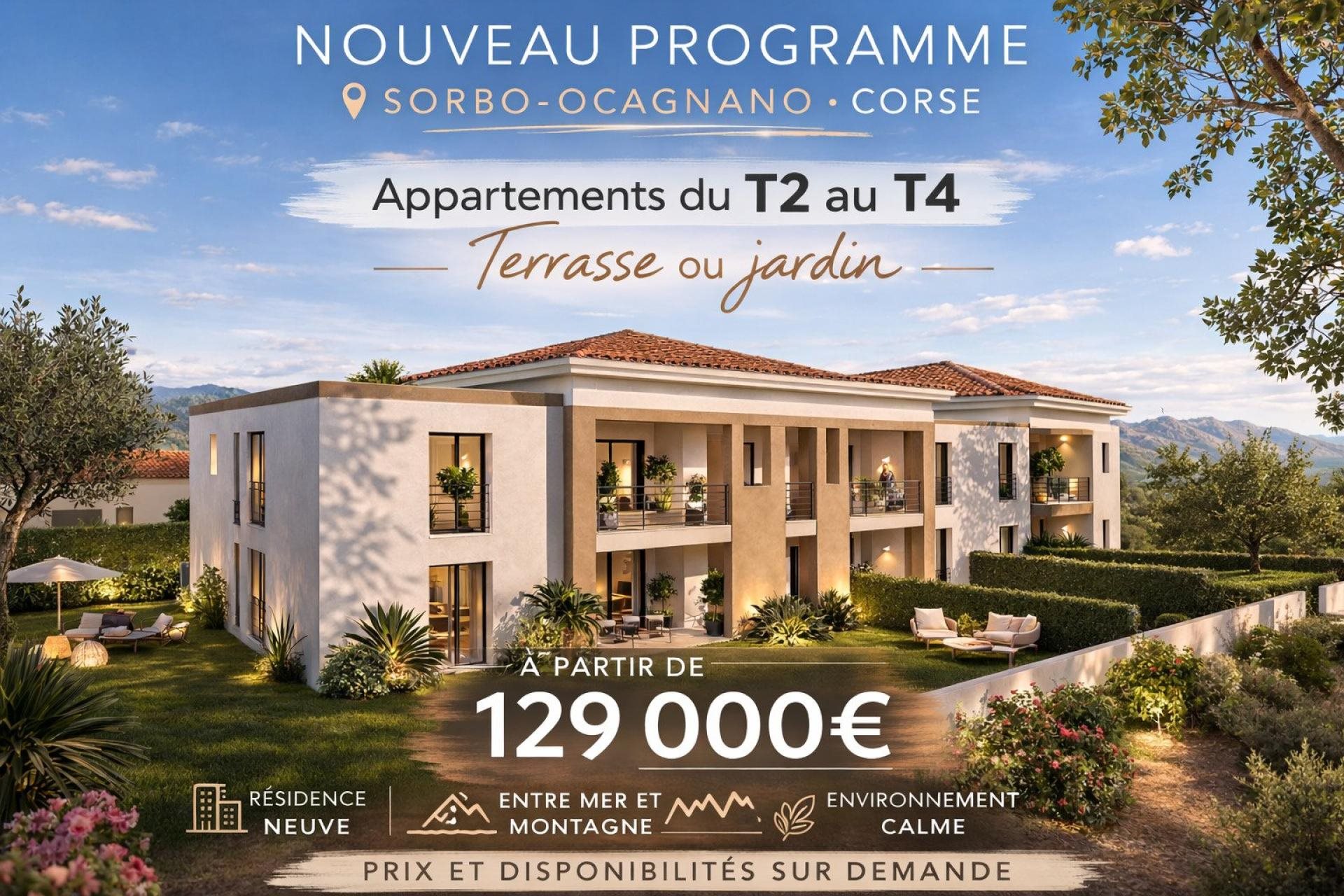 Appartement à vendre, 48m², Sorbo-Ocagnano