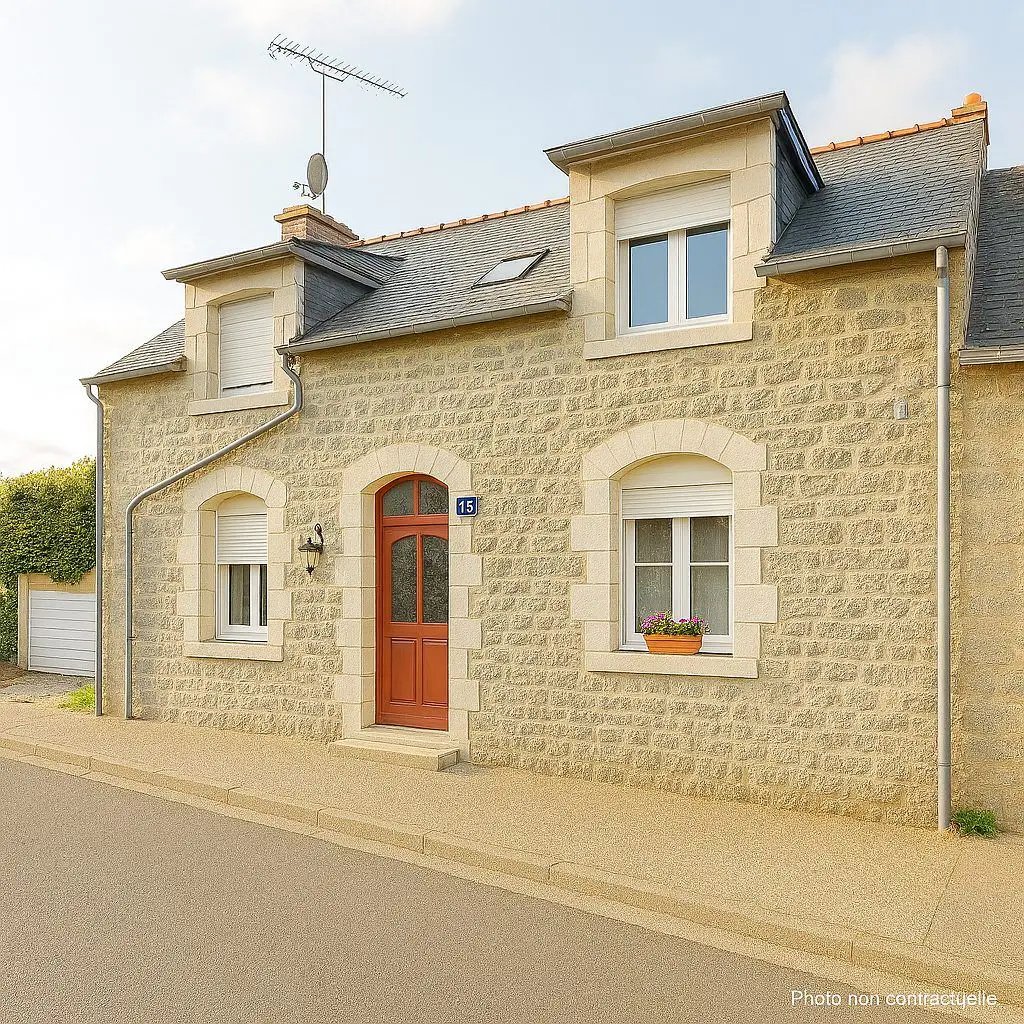 Maison à vendre, 82m², Plouguernével