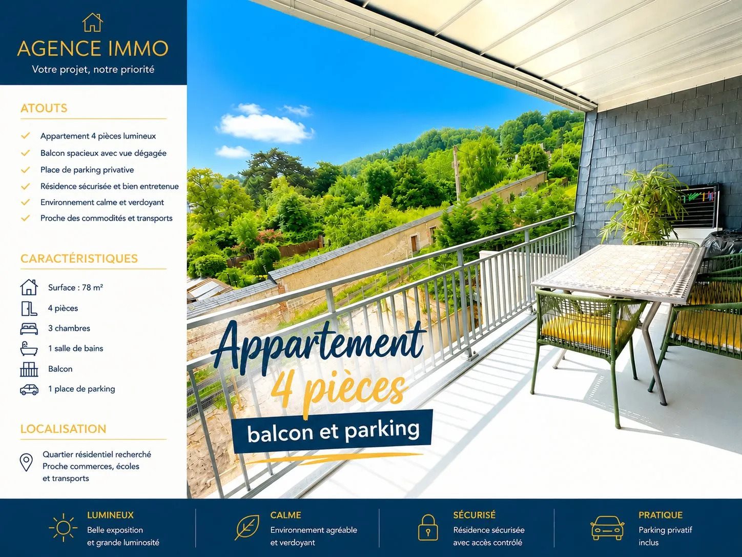 Appartement à vendre, 76m², Honfleur
