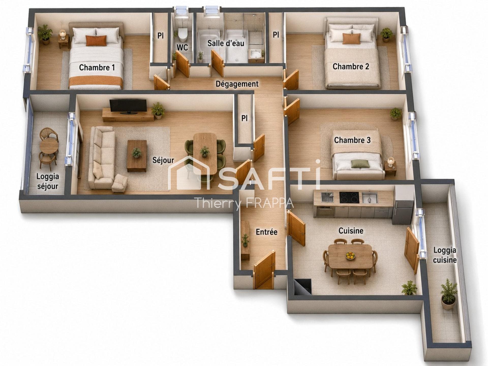 Appartement à vendre, 94m², Ajaccio