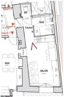 Appartement à vendre, 22m², Aubagne