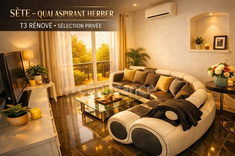Appartement à vendre, 67m², Sète