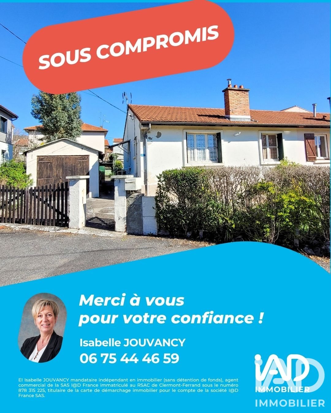 Maison à vendre, 57m², Clermont-Ferrand
