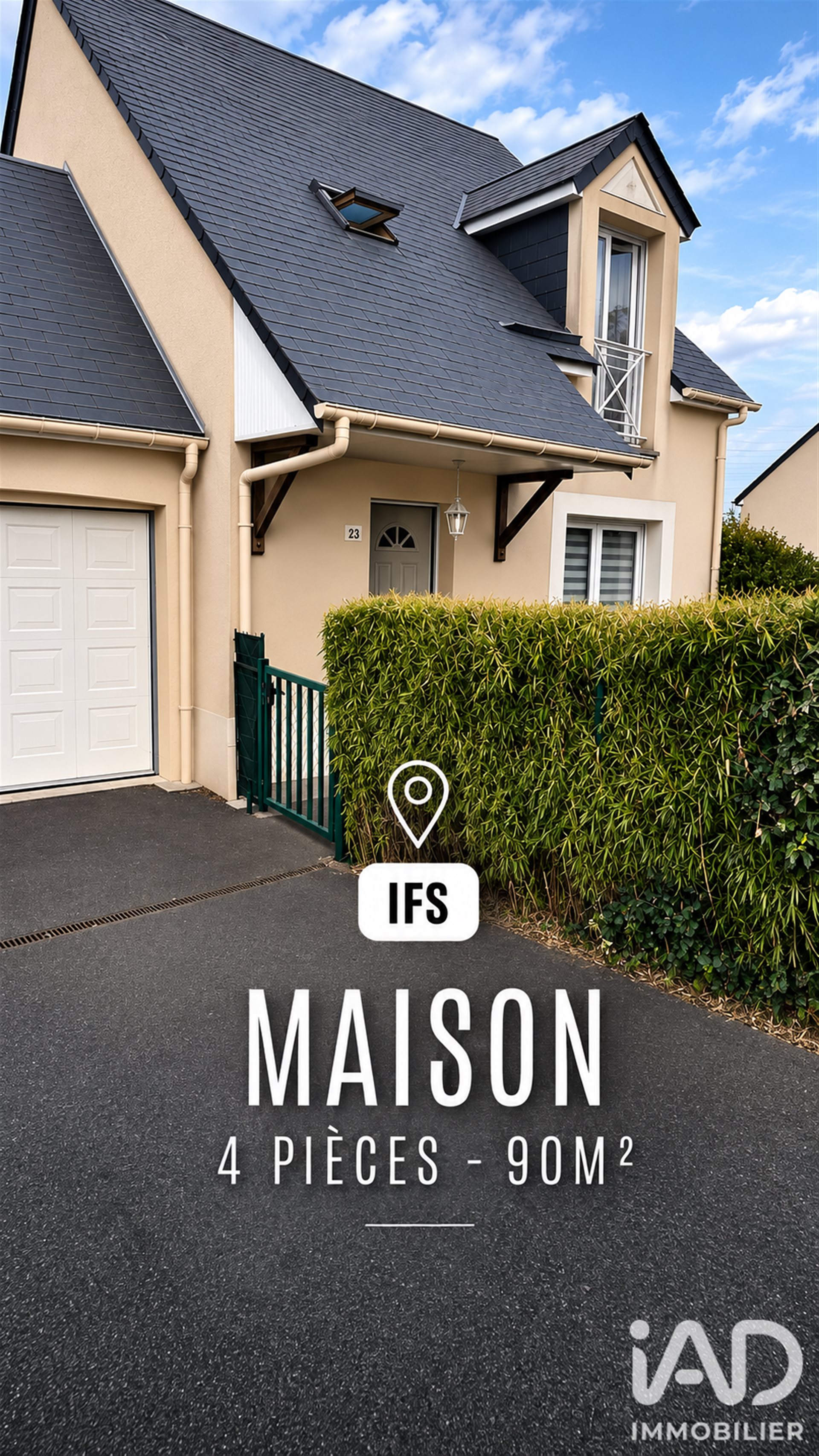 Maison à vendre, 90m², Ifs