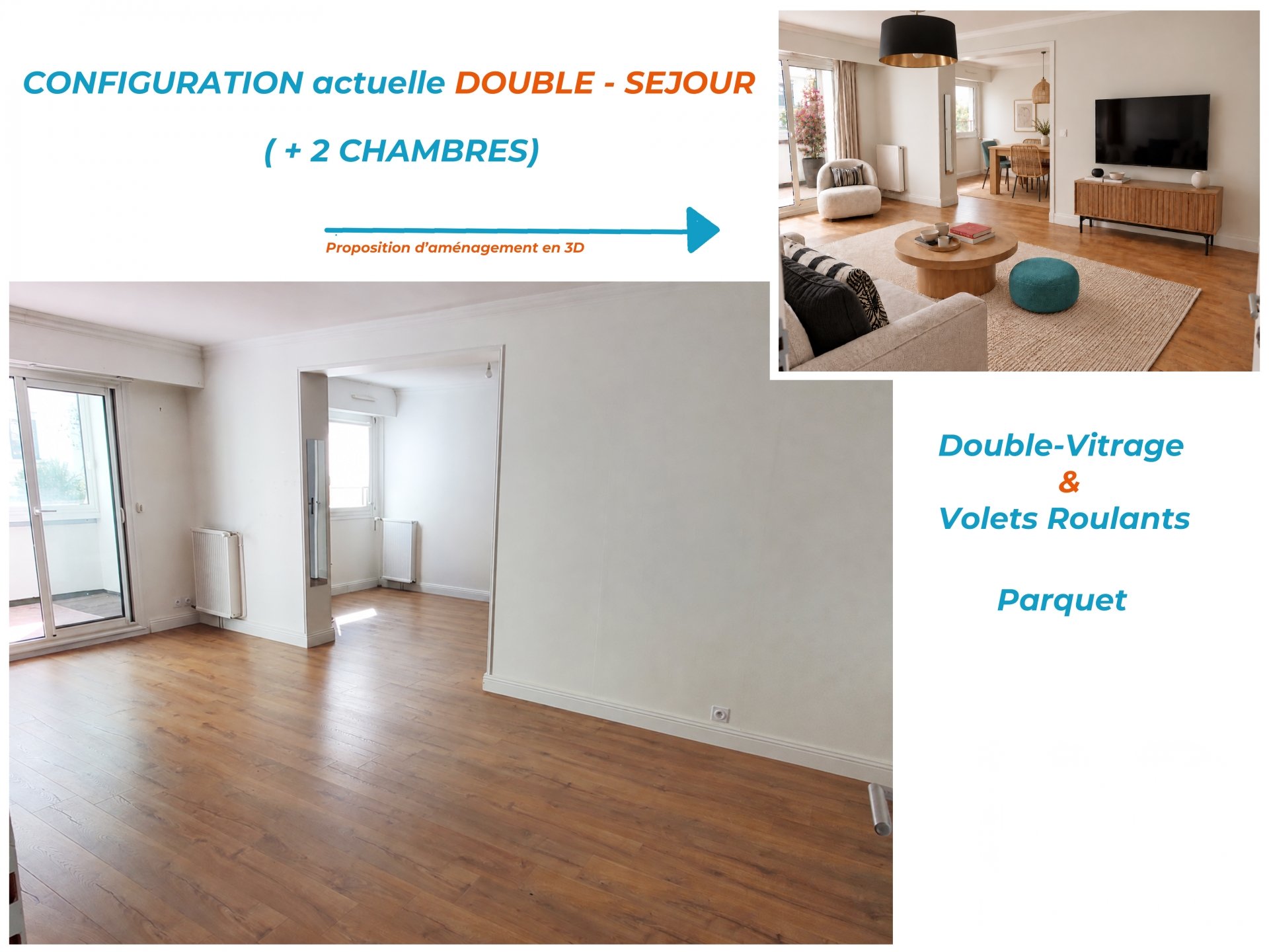 Appartement à vendre, 88m², Tours