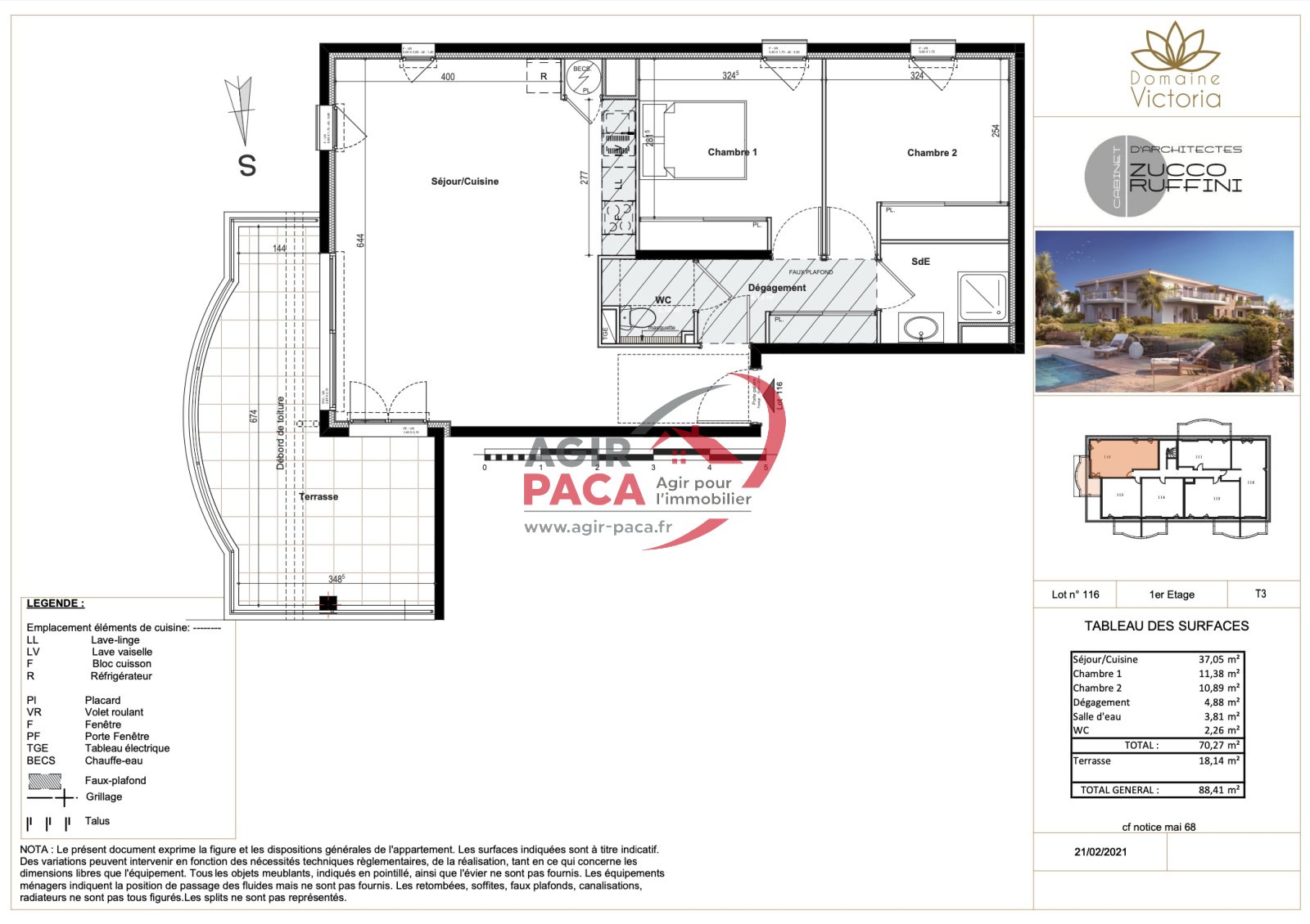 Appartement à vendre, 70m², Puget-sur-Argens
