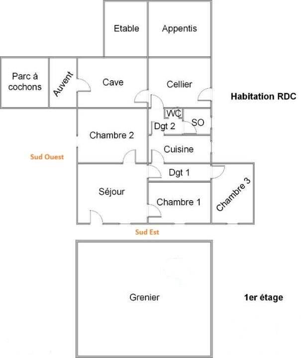 Maison à vendre, 104m², Bazas