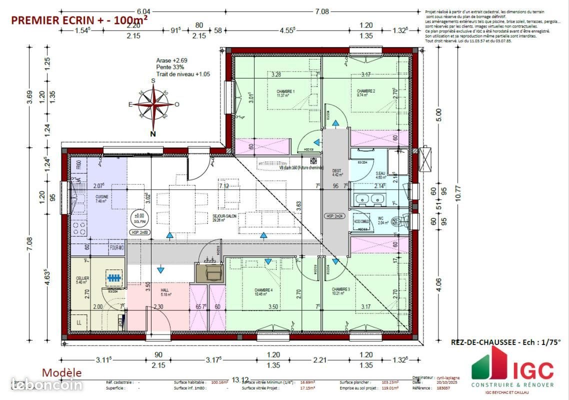 Maison à vendre, 100m², Azur