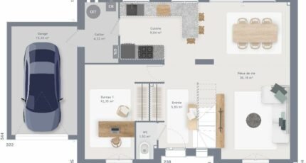 Maison à vendre, 120m², Illiers-Combray