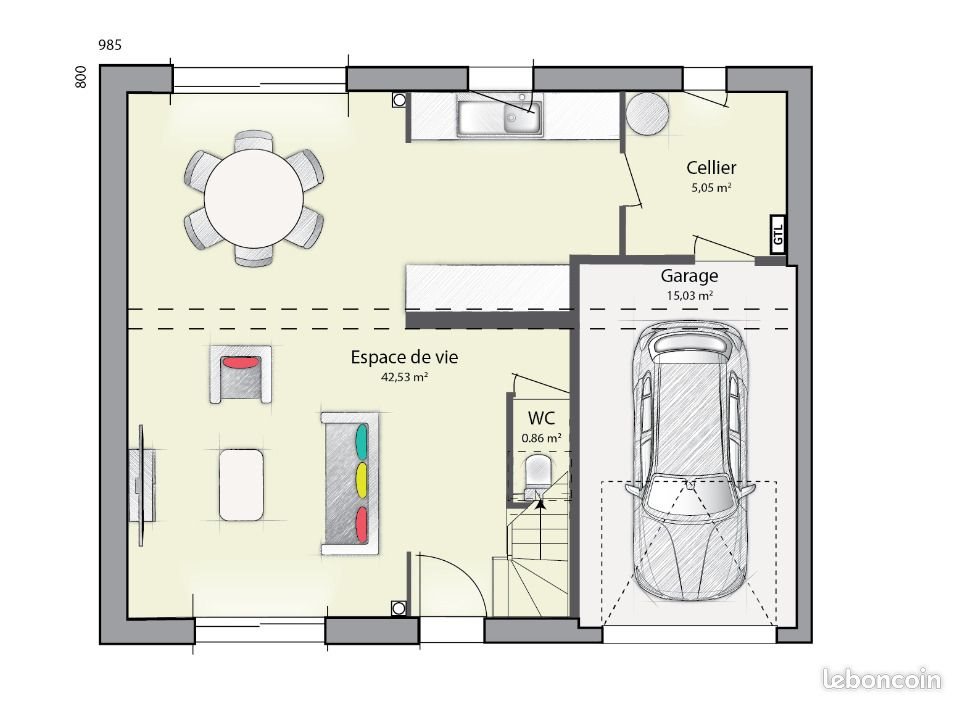 Maison à vendre, 109m², Laboissière-en-Thelle