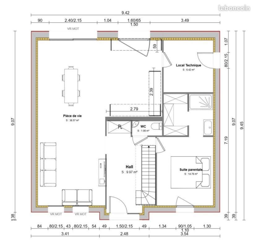 Maison à vendre, 100m², La Sentinelle