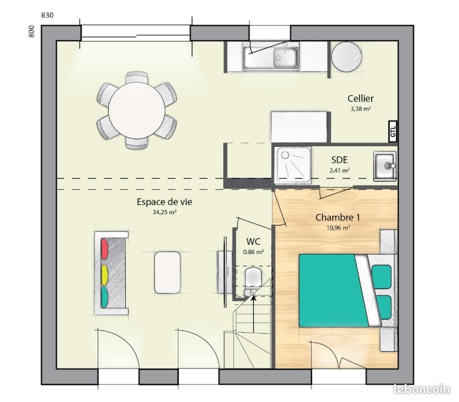 Maison à vendre, 102m², Bréval