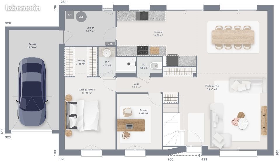 Maison à vendre, 145m², Cerisé