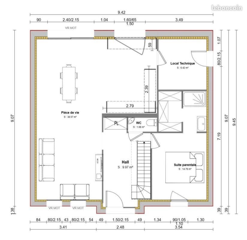 Maison à vendre, 100m², Rousies