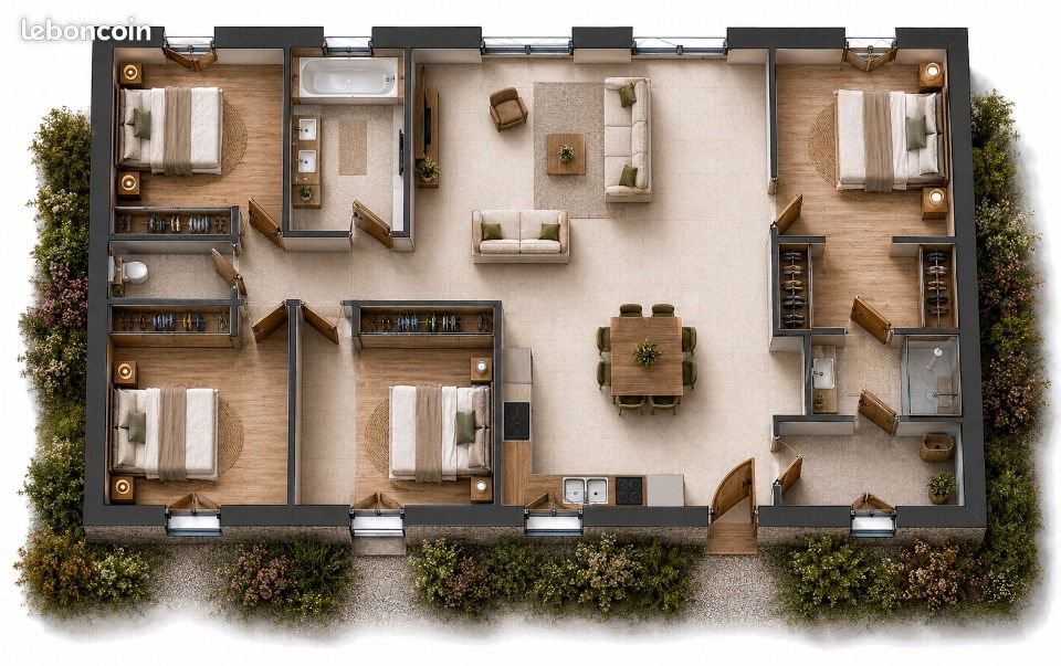 Maison à vendre, 105m², Manthelan