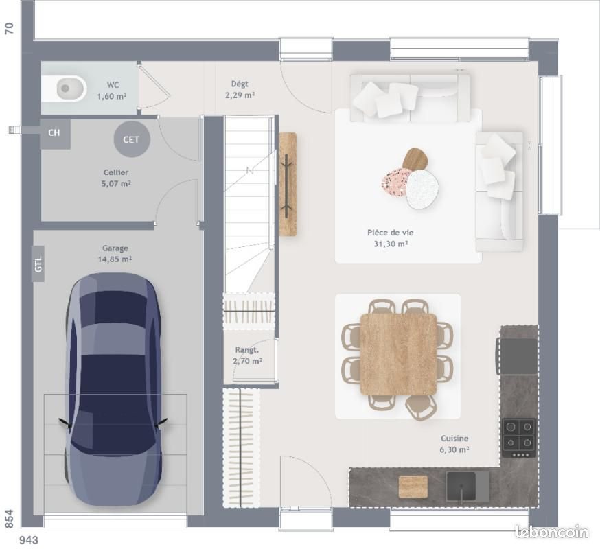 Maison à vendre, 90m², Cérans-Foulletourte