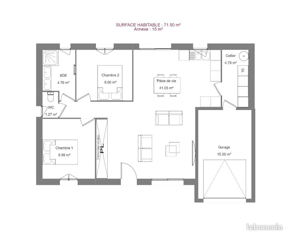 Maison à vendre, 71m², Vierzon