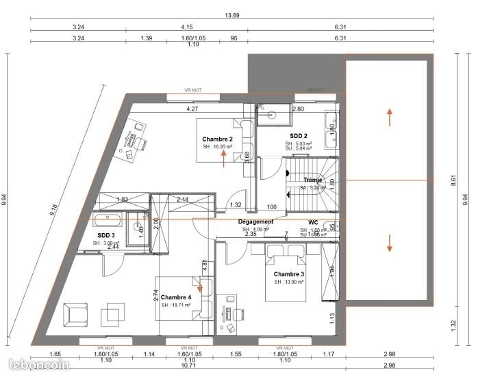 Maison à vendre, 130m², Le Chesnay