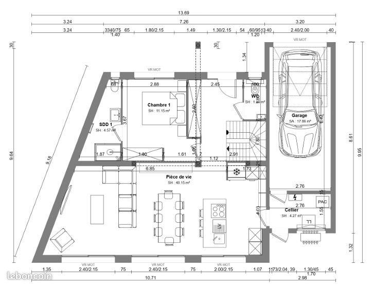 Maison à vendre, 130m², Le Chesnay