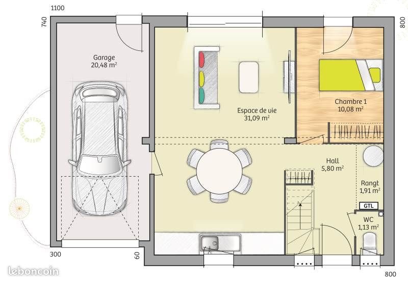 Maison à vendre, 76m², Pacy-sur-Eure