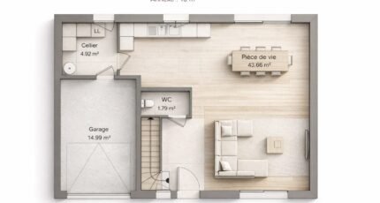Maison à vendre, 111m², Nohant-en-Goût
