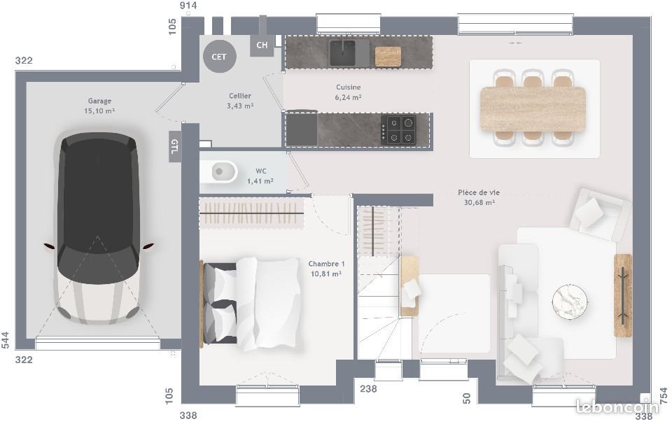 Maison à vendre, 100m², Bourg-la-Reine