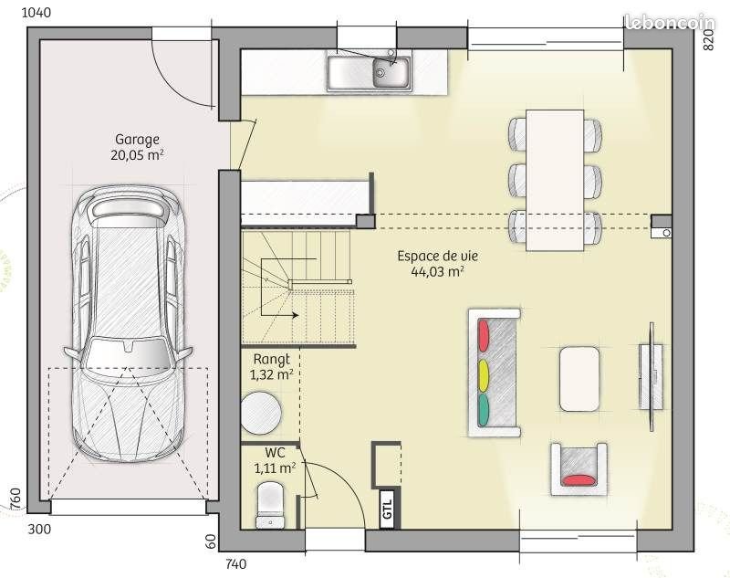 Maison à vendre, 91m², Bréval
