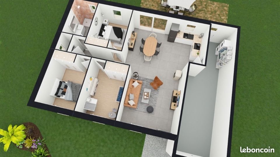 Maison à vendre, 80m², Le Bernard