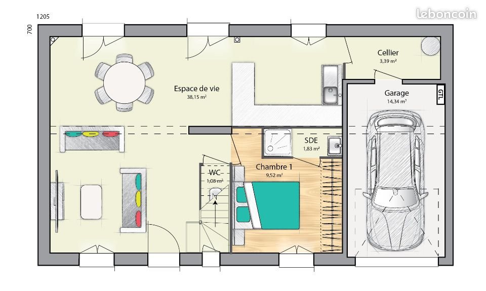Maison à vendre, 90m², Annet-sur-Marne