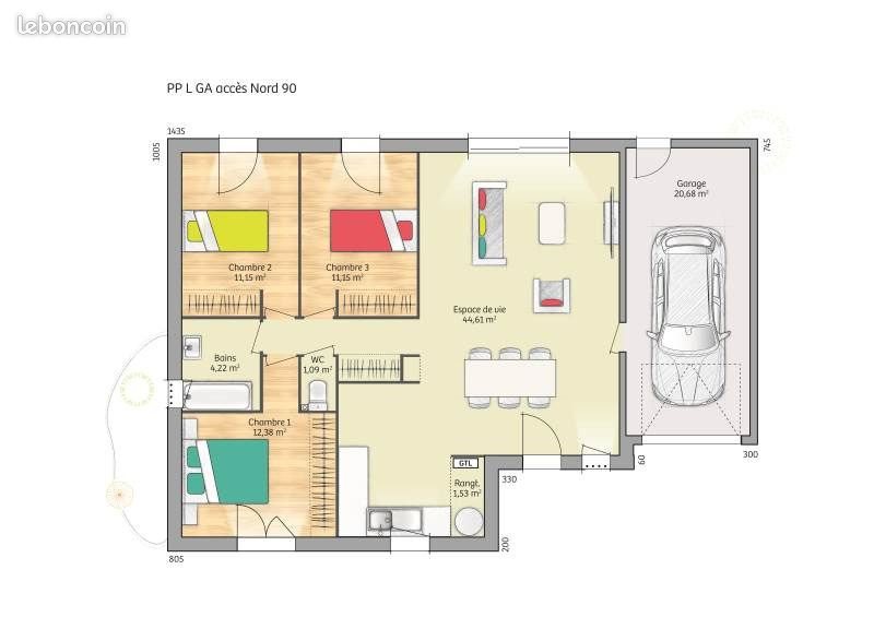 Maison à vendre, 90m², Achères-la-Forêt