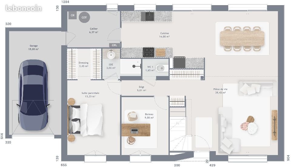 Maison à vendre, 145m², Cerisé